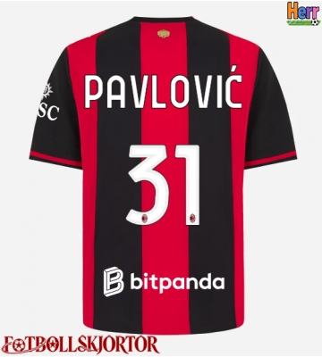 AC Milan Strahinja Pavlovic #31 Hemmatröja 2026-27 Kortärmad